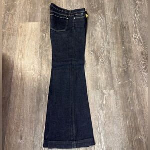 7 For All Mankind Dark Indigo Flare Jeans